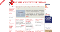 Desktop Screenshot of medicalblogs.de